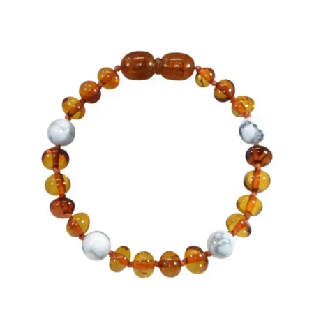 Bracelet d'ambre pierres naturelles
