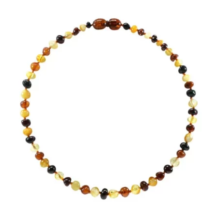 Collier d'ambre multi