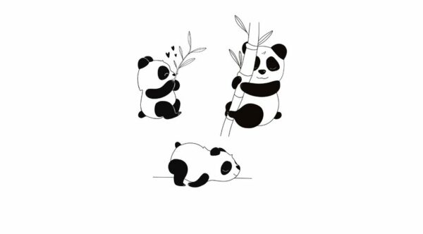 Tatouage éphémère Lovely Panda