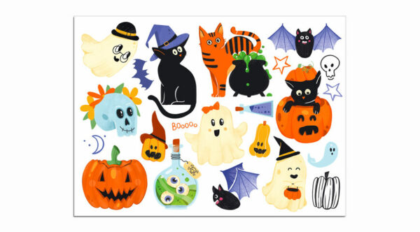 Tatouage éphémère Mini Chat fait peur