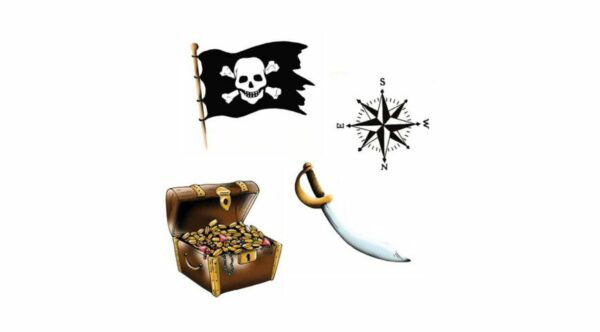 Tatouage éphémère Lovely Pirates