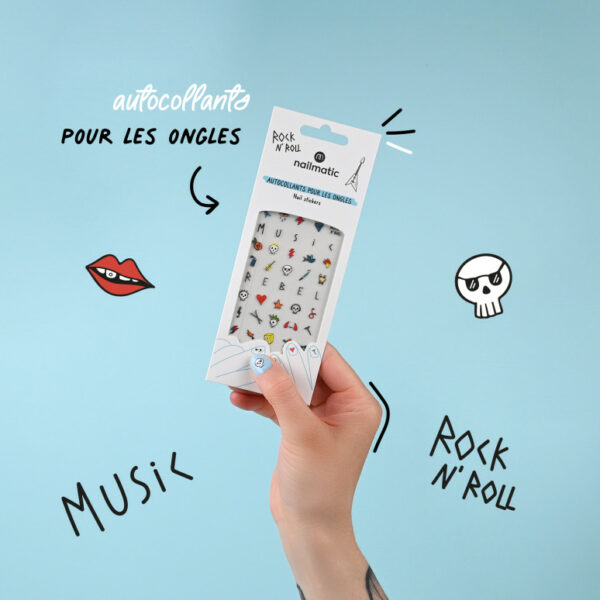 Nail Stickers - rock and roll