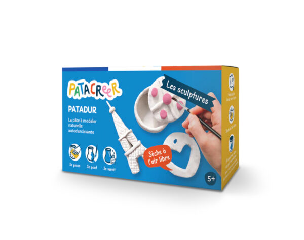 Boite Mes sculptures de 2X80G de Pâte à Modeler autodurcissante