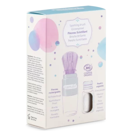 Pinceau scintillant Argent