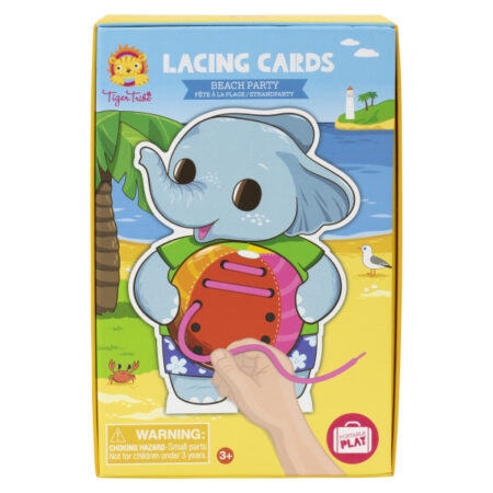 Cartes à lacer - Fêtes à la plage