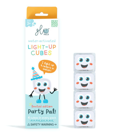 4 cubes lumineux glo pals