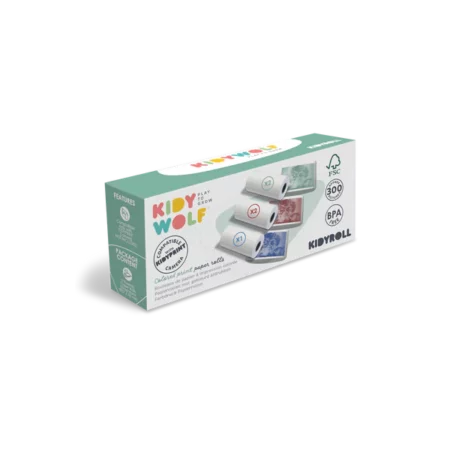 Kidyroll - recharge papier coloré x 6