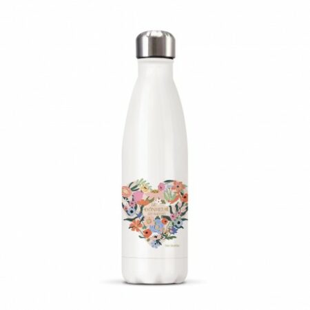 Gourde isotherme 500ml - Le bonheur est partout