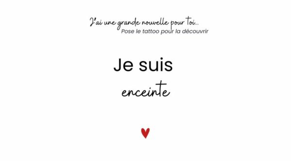 Je suis enceinte