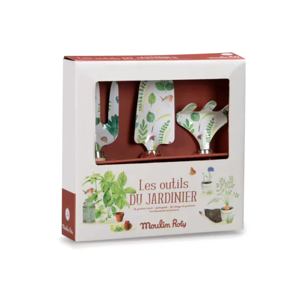 Le jardin du moulin Set de 3 outils de jardinage