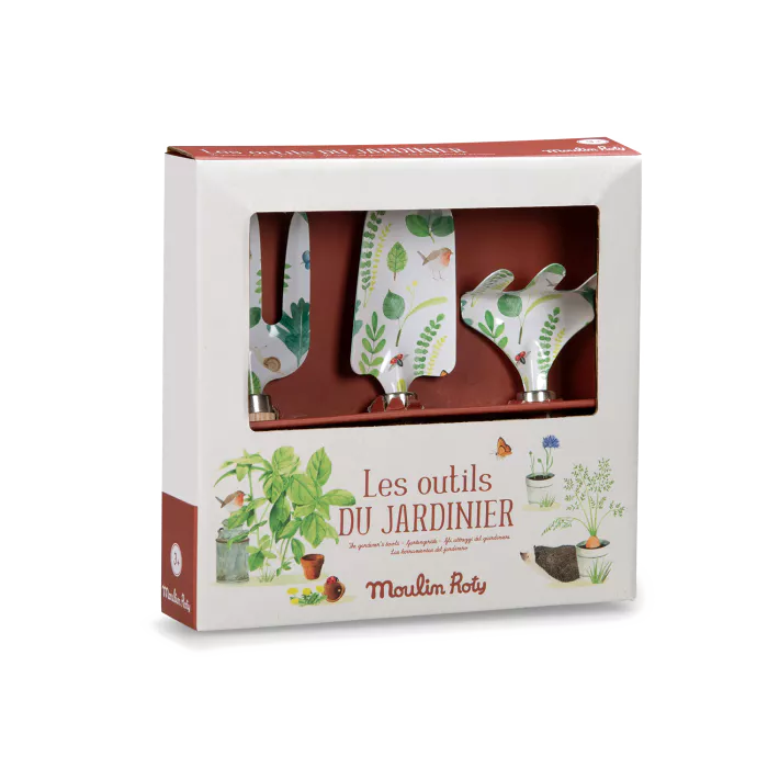 Le jardin du moulin Set de 3 outils de jardinage