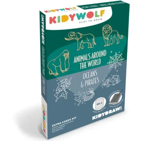 Refill KIDYDRAW-MINI "animaux autour du monde et océan et pirates"