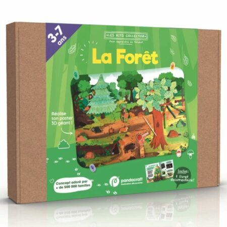 Coffret ludo-éducatif LA FORÊT (3-7 ans) - Pandacraft
