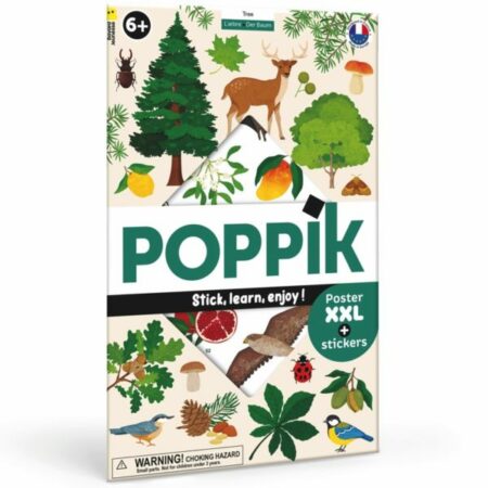 Poster pédagogique + 54 stickers L’ARBRE (6-12 ans)