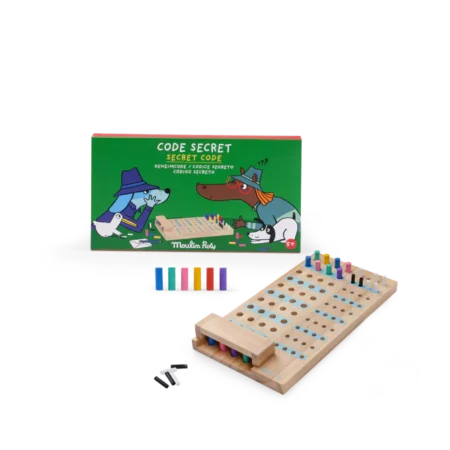 Code secret en bois