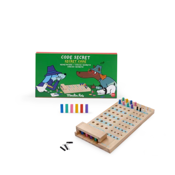 Code secret en bois