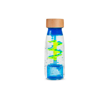 PETIT BOUM MOVE BOTTLE SPIRAL BLUE