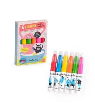 Crayons x6 les Schoumks
