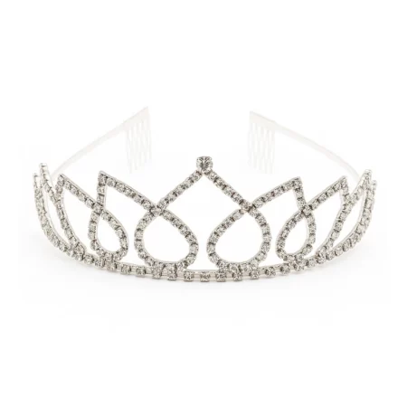 Diadème strass cœur enfant déguisement princesse Labay - Argenté