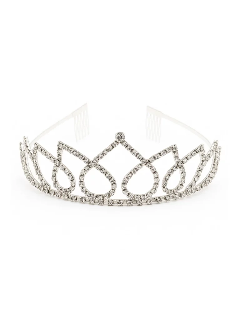 Diadème strass cœur enfant déguisement princesse Labay - Argenté
