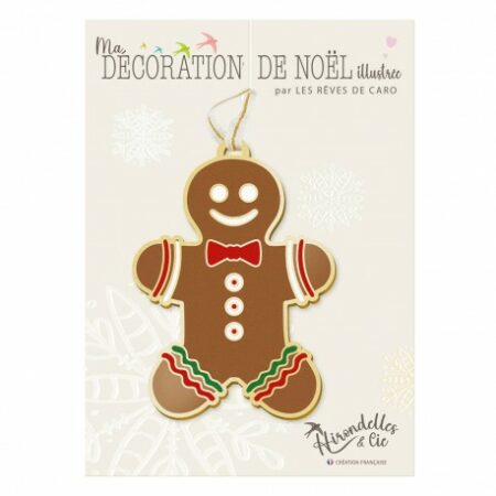Décoration de Noël à suspendre (10 cm) - Délices de Noël (Mr Ginger)