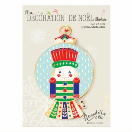 Décoration de Noël à suspendre (10 cm)- Bretzel&Cie(nutcracker boule)