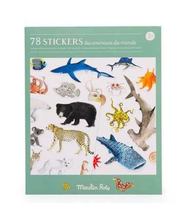 Pochette stickers Tout autour du monde