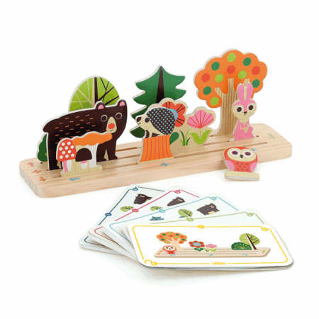 Jeu de logique en bois, Oussassplass La forêt - Ingela P.Arrhenius