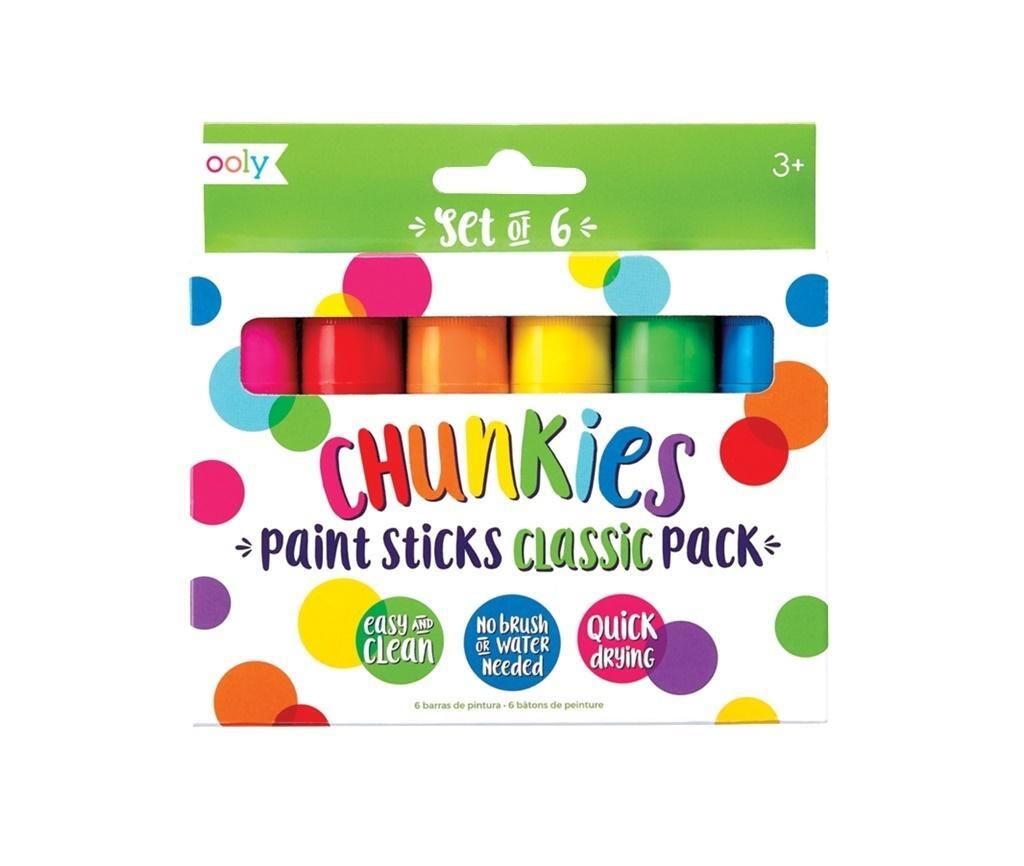 OOLY, crayons de couleur Chunkies, classique, 6 pièces