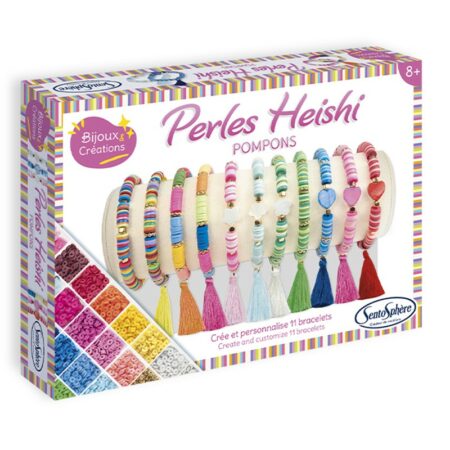 Bracelets Perles Heishi - Pompons