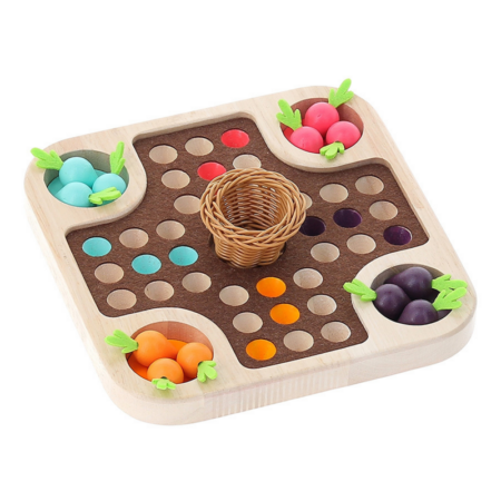 La course du potager, jeu des petits chevaux - Jour de récolte - Vilac