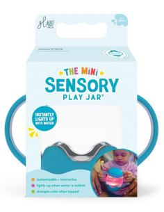 Petit bocal sensoriel bleu - Glo Pals