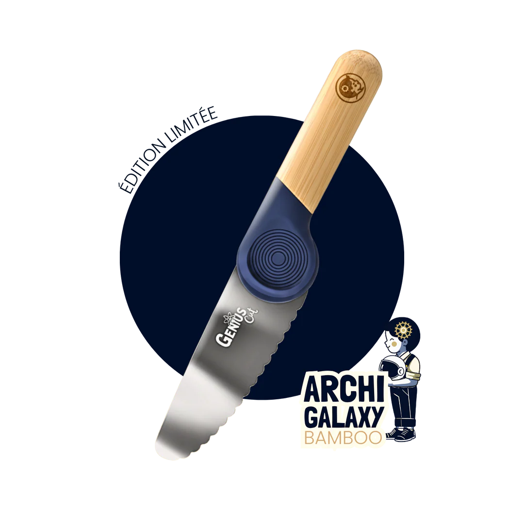 Couteau éducatif Genius Cut bleu