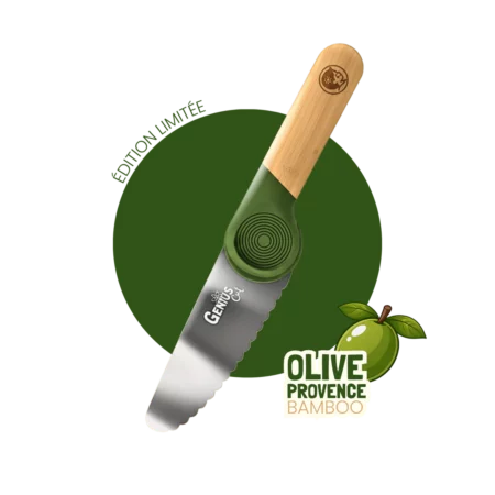 Couteau éducatif Genius Cut vert olive