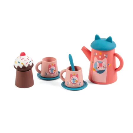 Jouet de bain - Set de thé Jeanne le chat