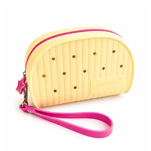 Trousse de beauté personnalisable jaune