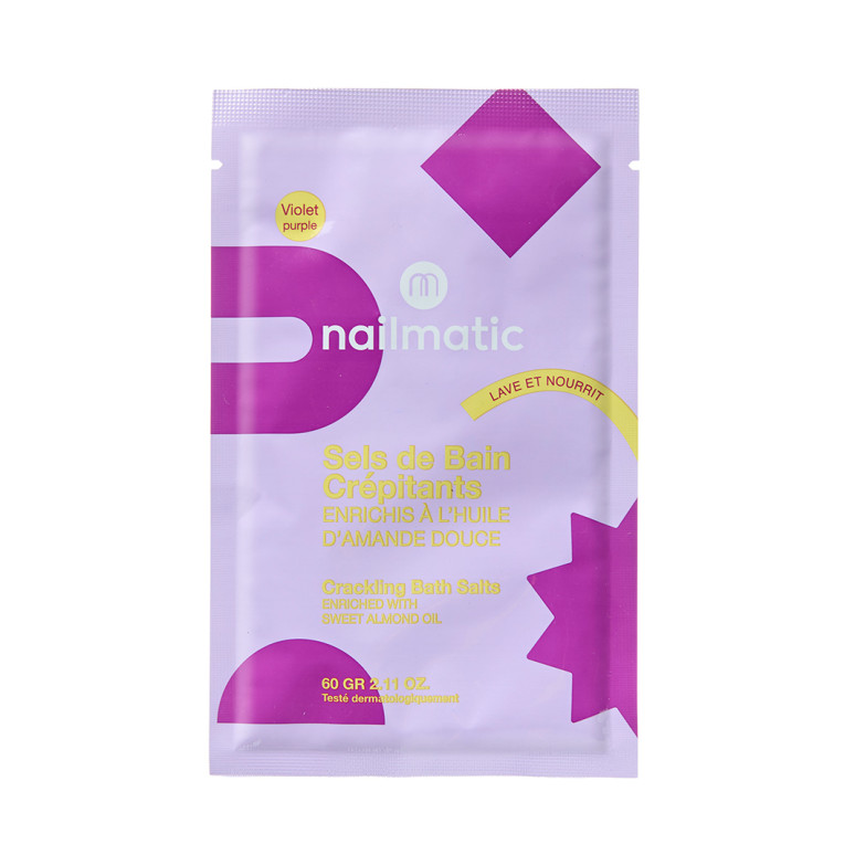 Sels de bain crépitants violets