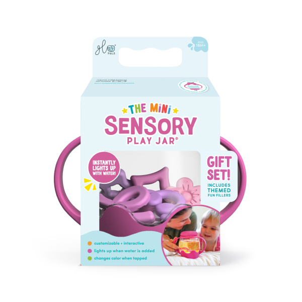 MINI SENSORY JAR PINK WITH FILLERS